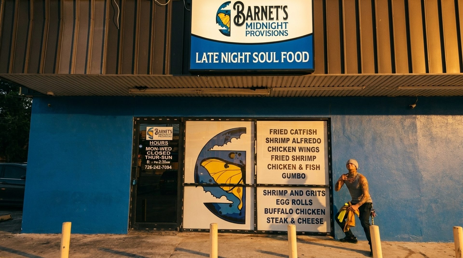 The late-night gap on Fredericksburg Road