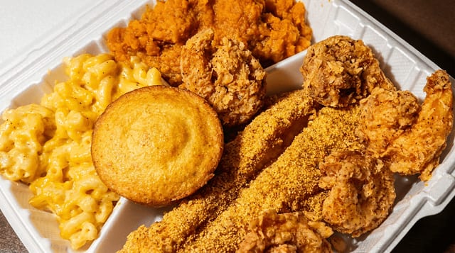 Fish & Shrimp Plate.