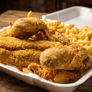 Chicken & Fish Plate